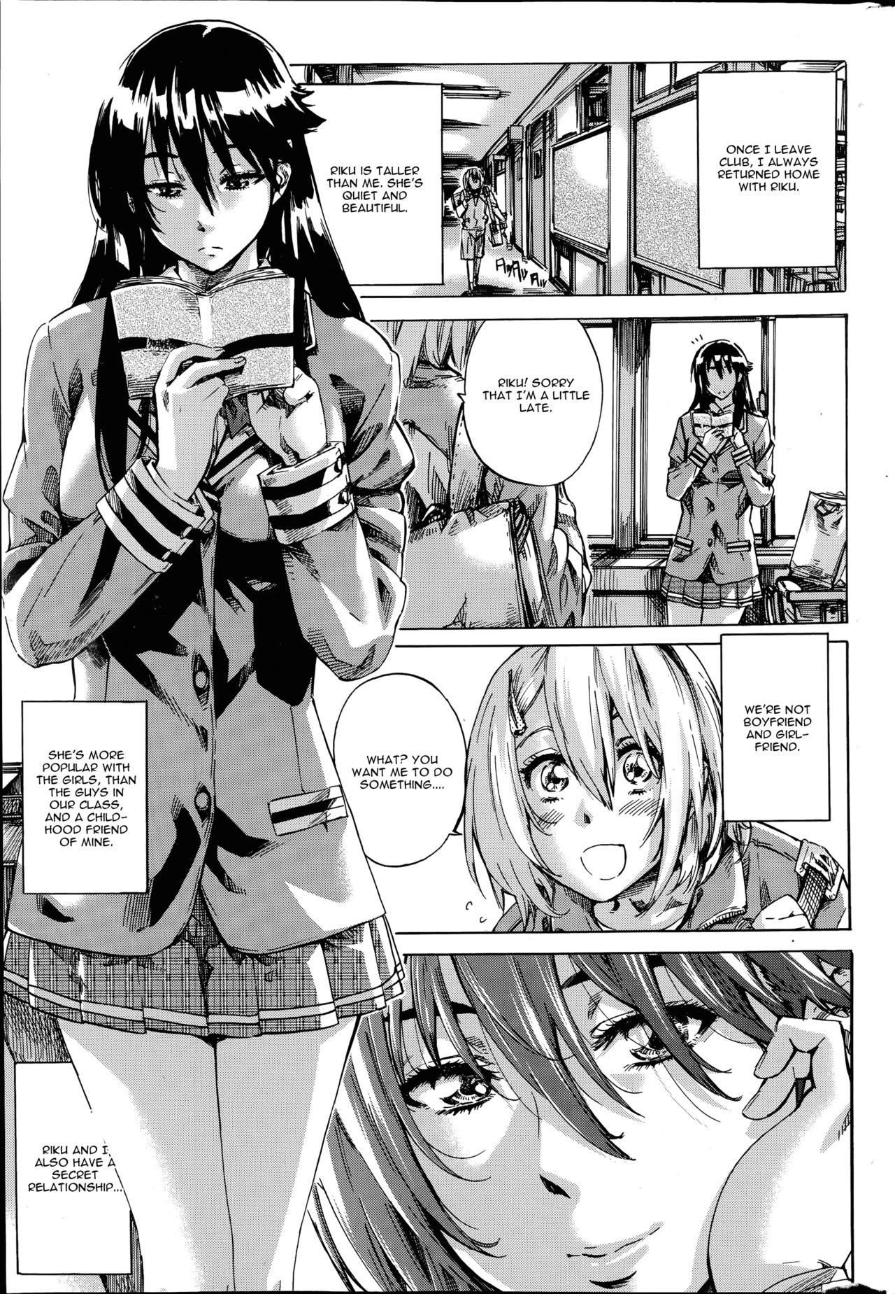 Yuri Zuki Kanojo wa Yuri Kanojo ga Dekinai Ch. 2