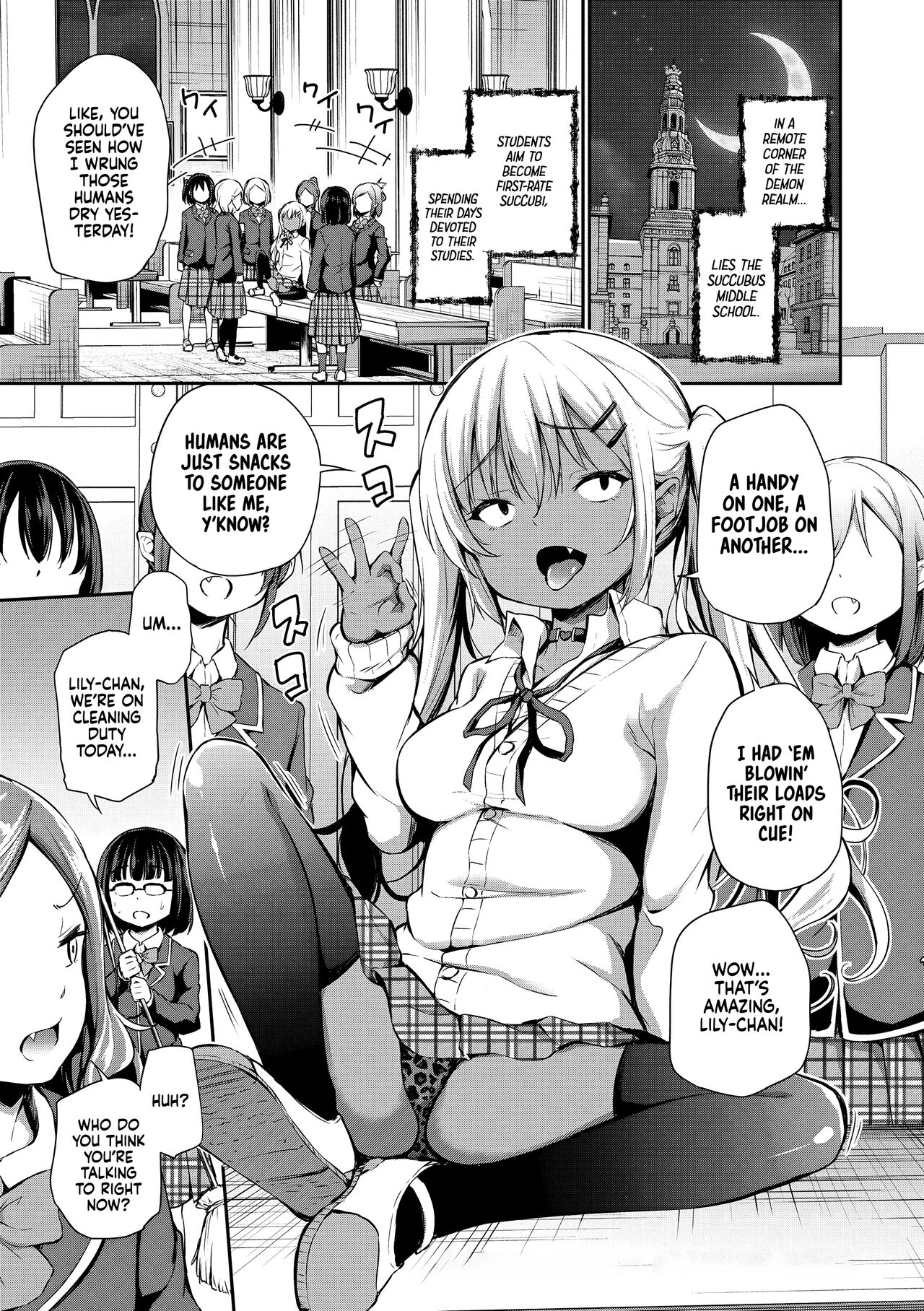 Ponkotsu Succubus Lily-chan no Sainan - Decensored