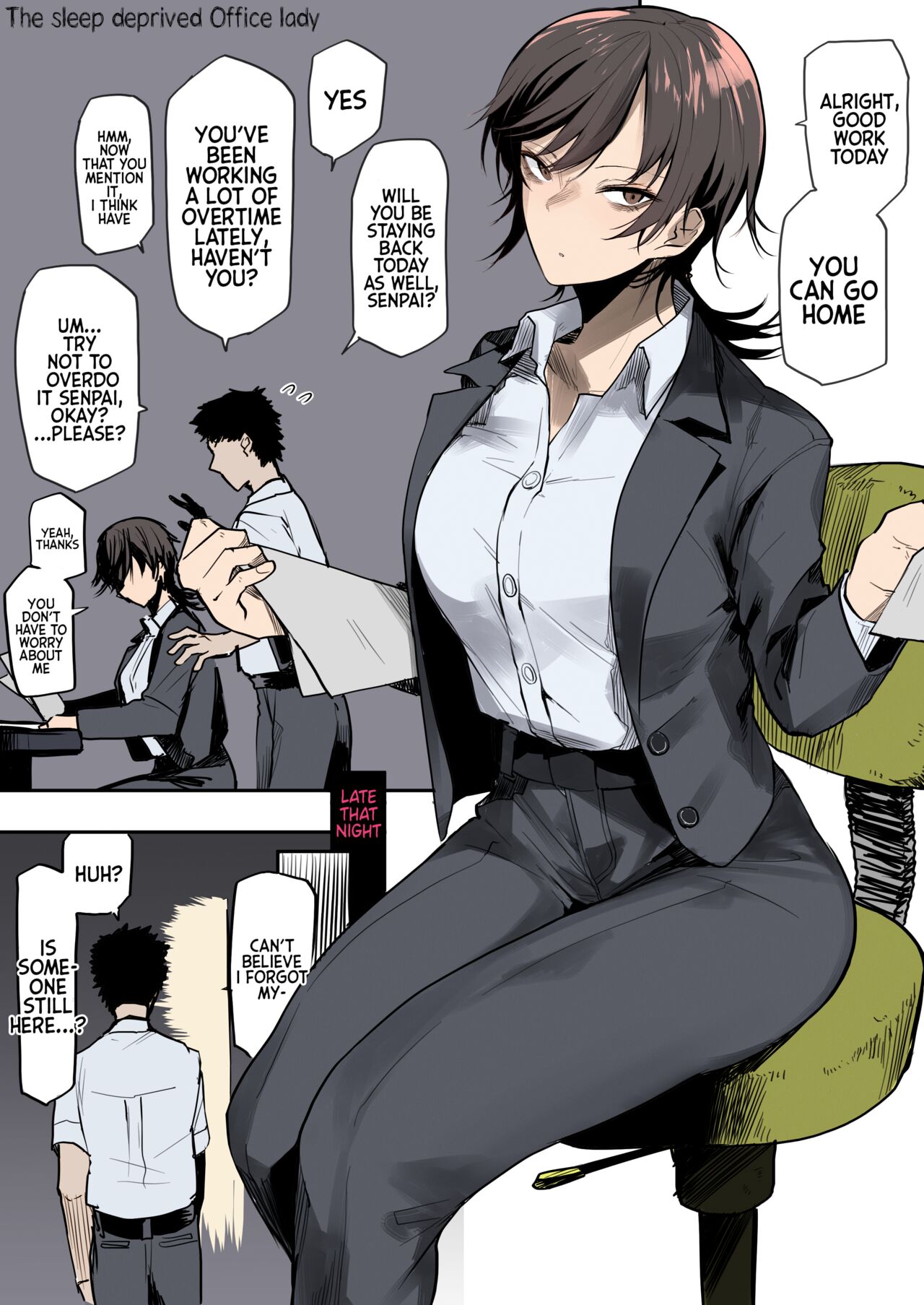 Nebusoku OL Onee-san - Colorized by Okyou - 130403 - Read hentai  Doujinshi online for free at HentaiRead
