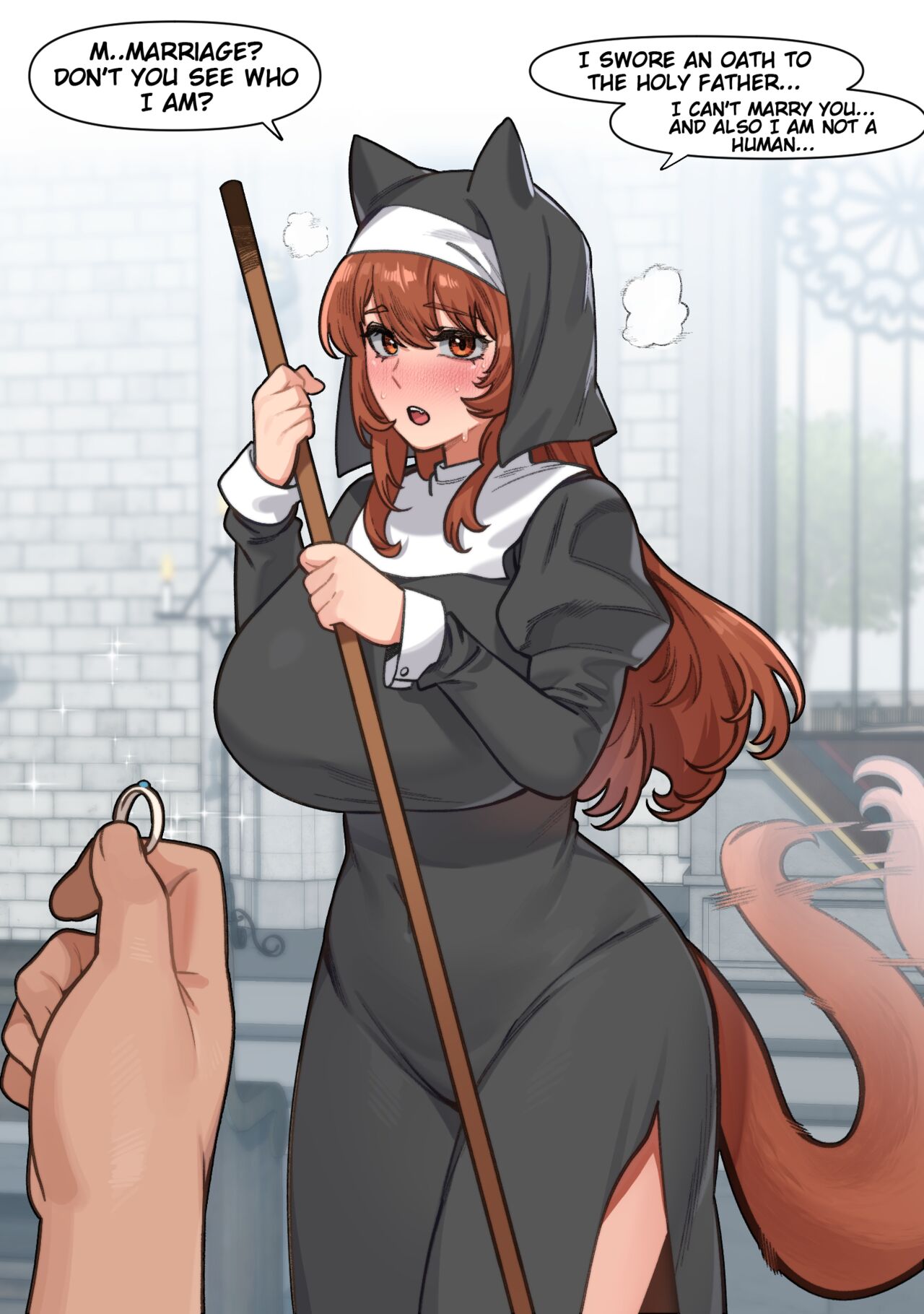 Wolf Nun by 6no1 - 145007 - Read hentai Doujinshi online for free at  HentaiRead