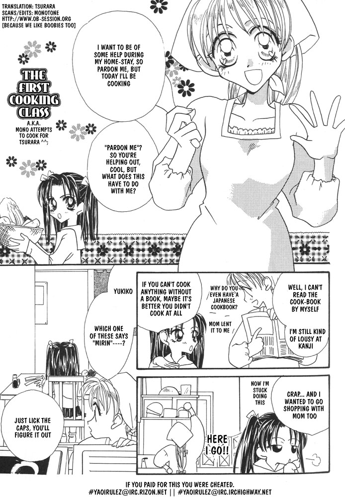 The First Cooking Class