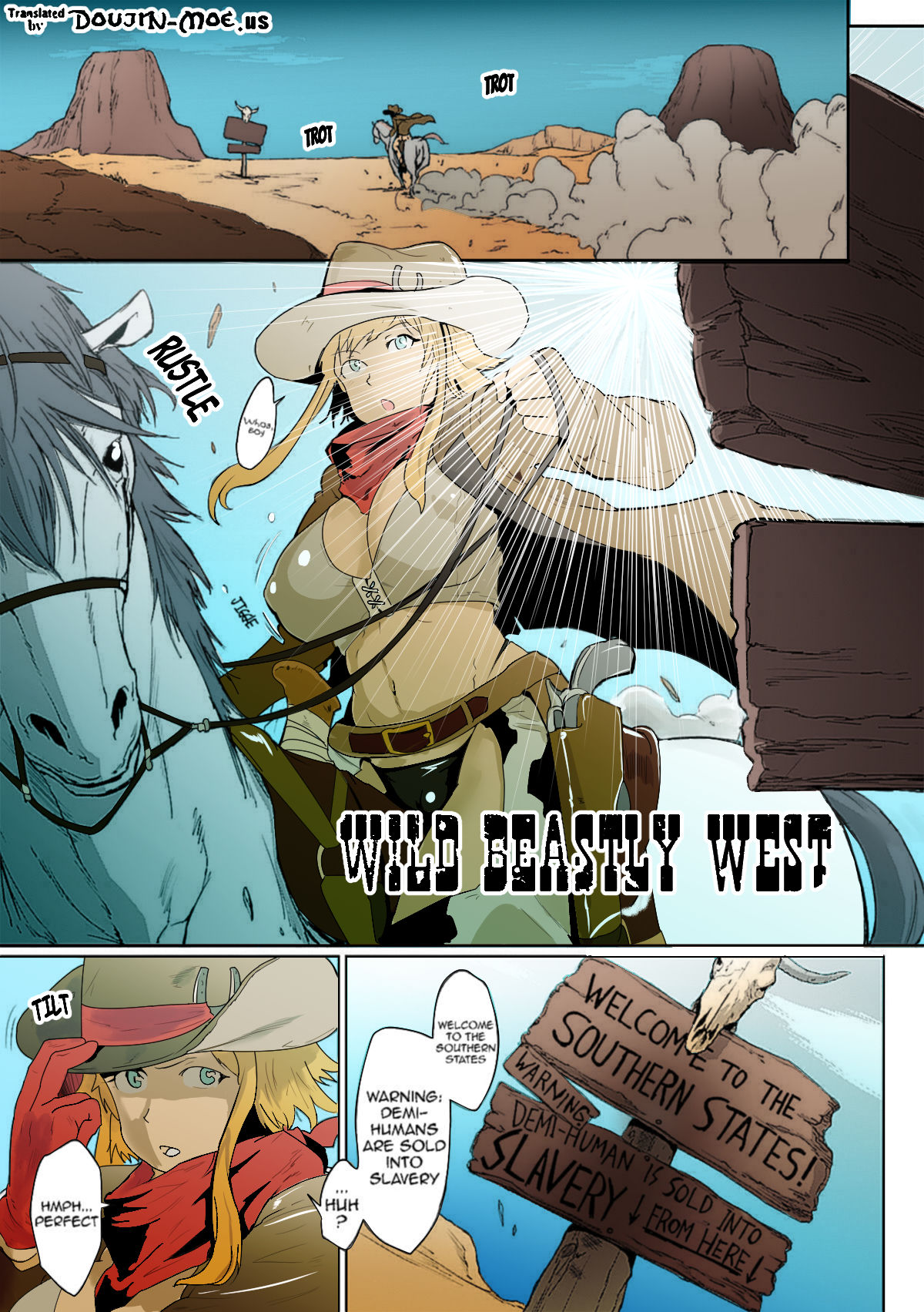 Wild Beastly West - Colorized
