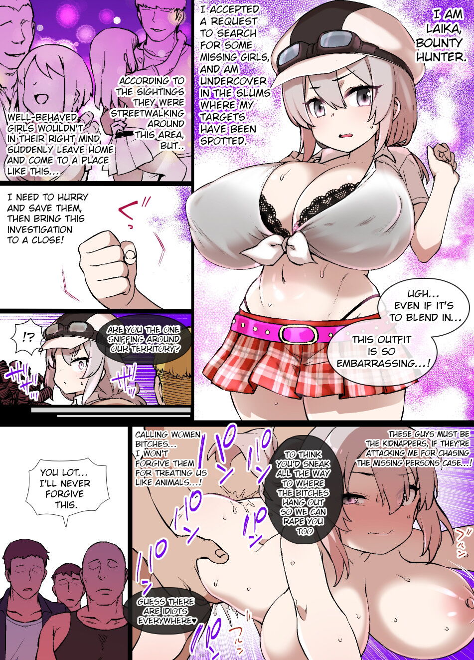 Torawareta Hunter wa Shoufu ni Ochiru