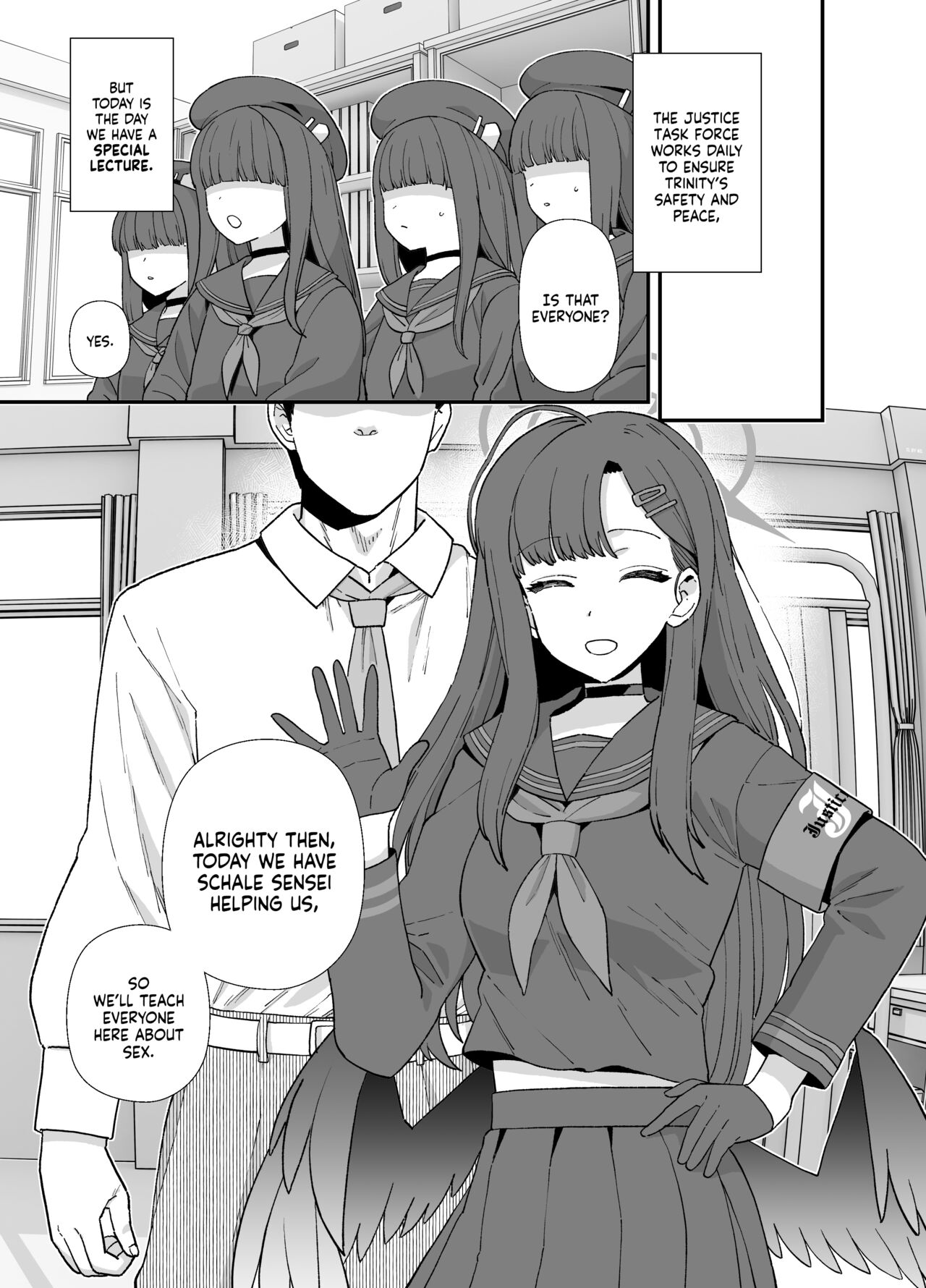 BlueArch Ichika Sukebe Manga