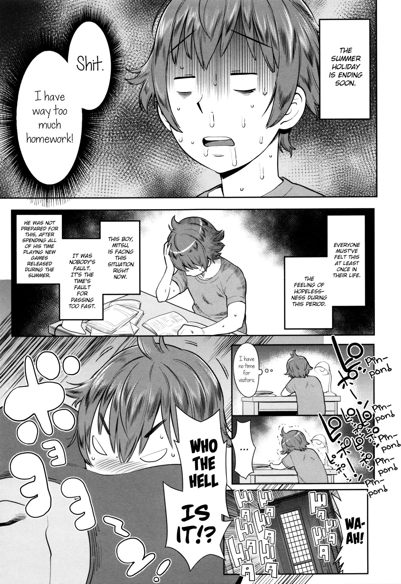 Natsu no Owari ni Ijiwaru Nee-chan - Decensored