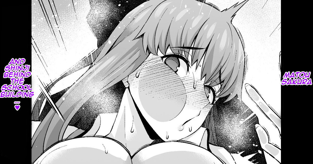 Matou sakura, Shinji to kousha ura de…❤