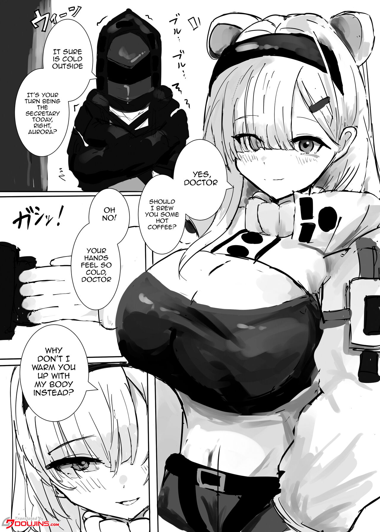 Aurora-chan to Karada Attame Ecchi o Suru Ohanashi