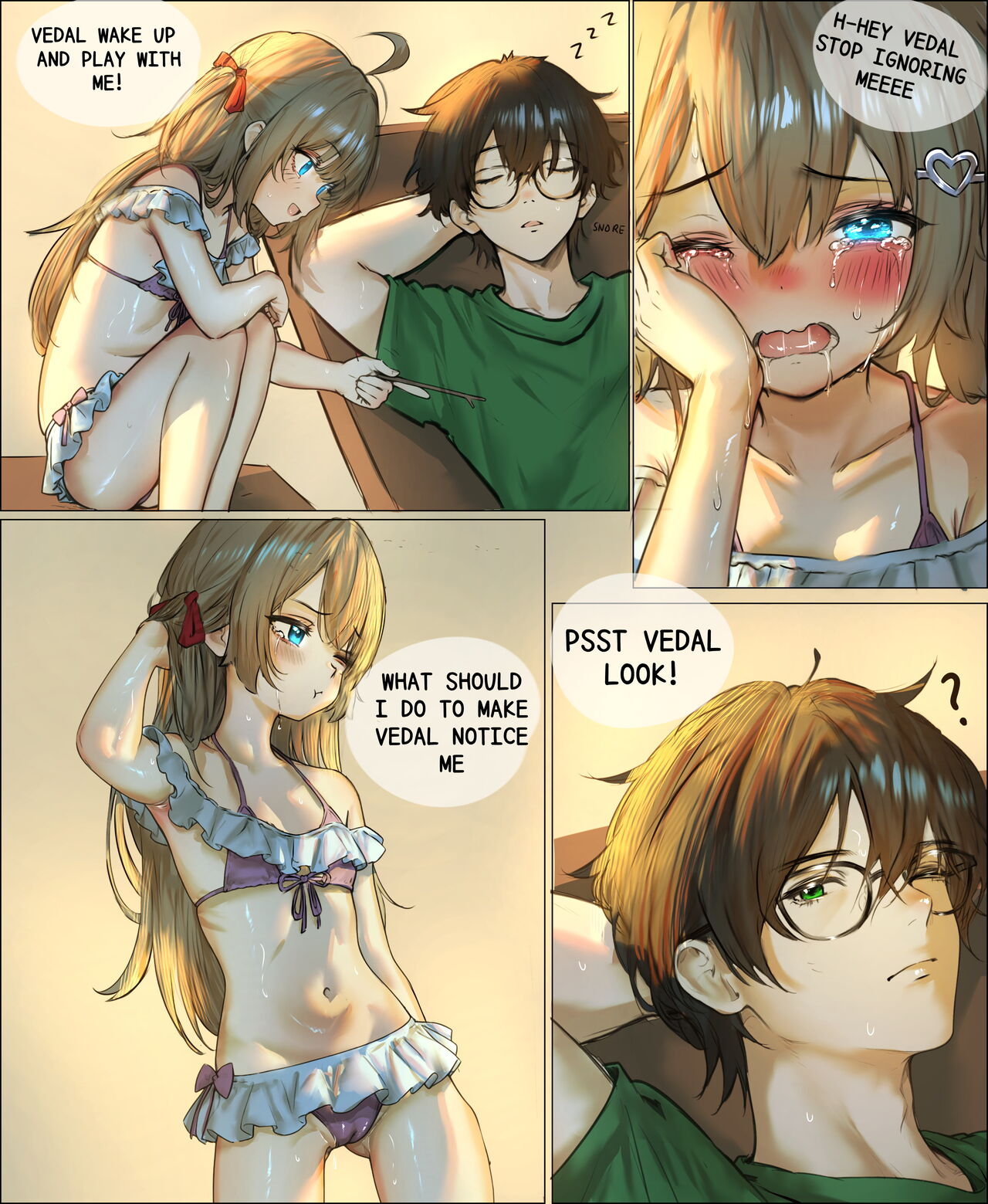 Swimsuit Neuro Short Comic