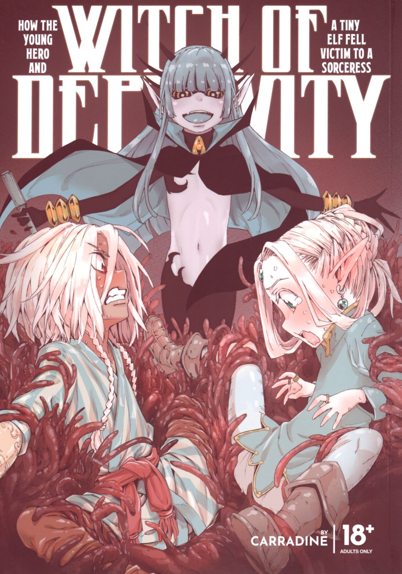 Daraku no Majo Shounen Yuusha to Tsurupeta Elf wa Ika ni Shite Majo ni Yabureta ka - Decensored