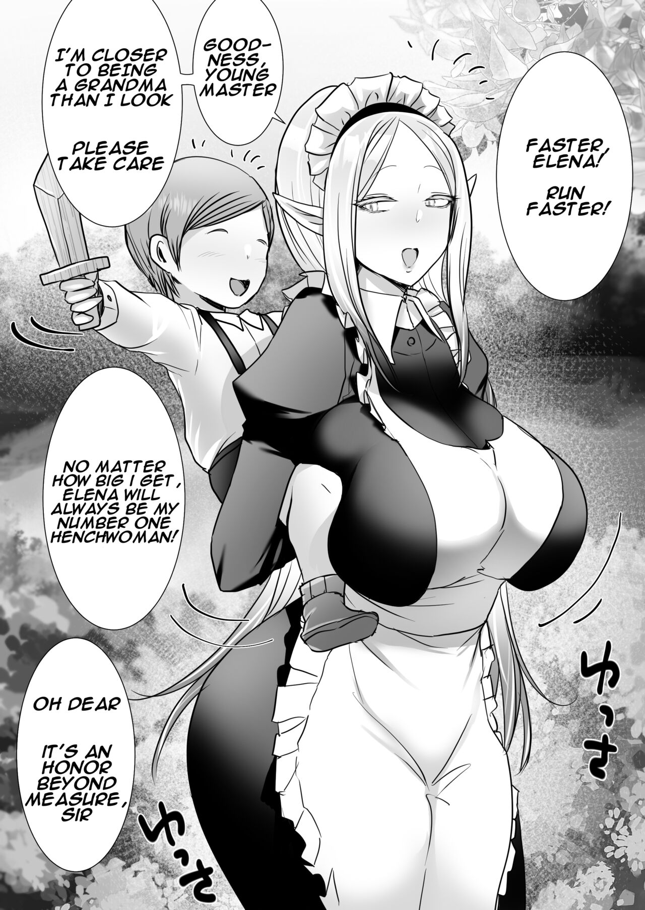 Elf Maid to Botchan no Seichou