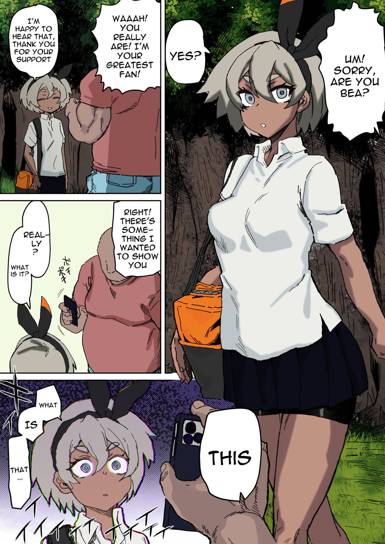 Saitou-chan to Fan to no Fureai - Colorized