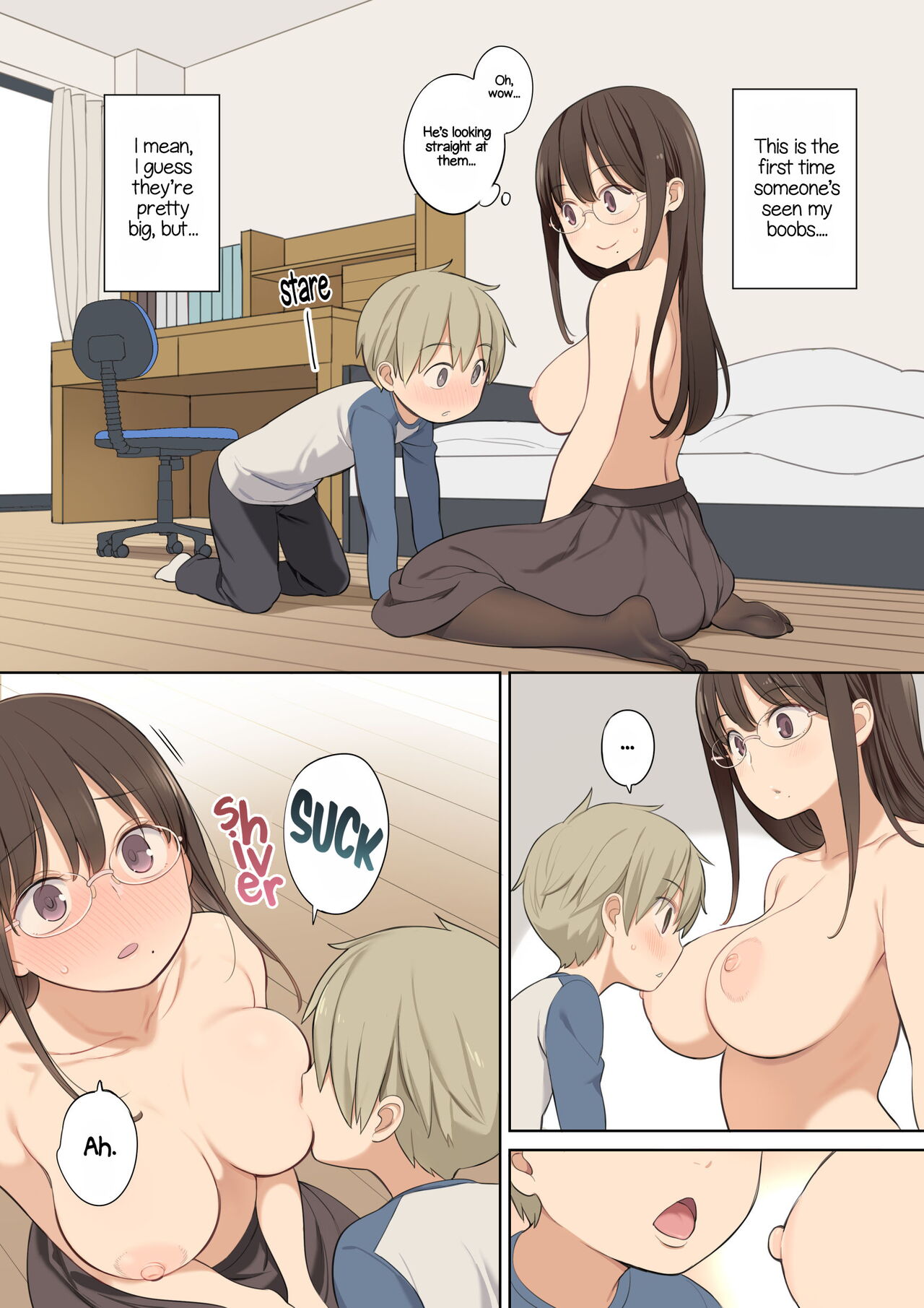 Oppai o Sawarasete Kureru Katei Kyoushi no Onee-san no Hanashi Botsu Page